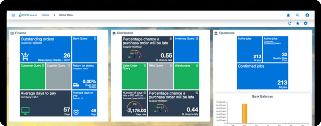 syspro ERP system analytics and business insights